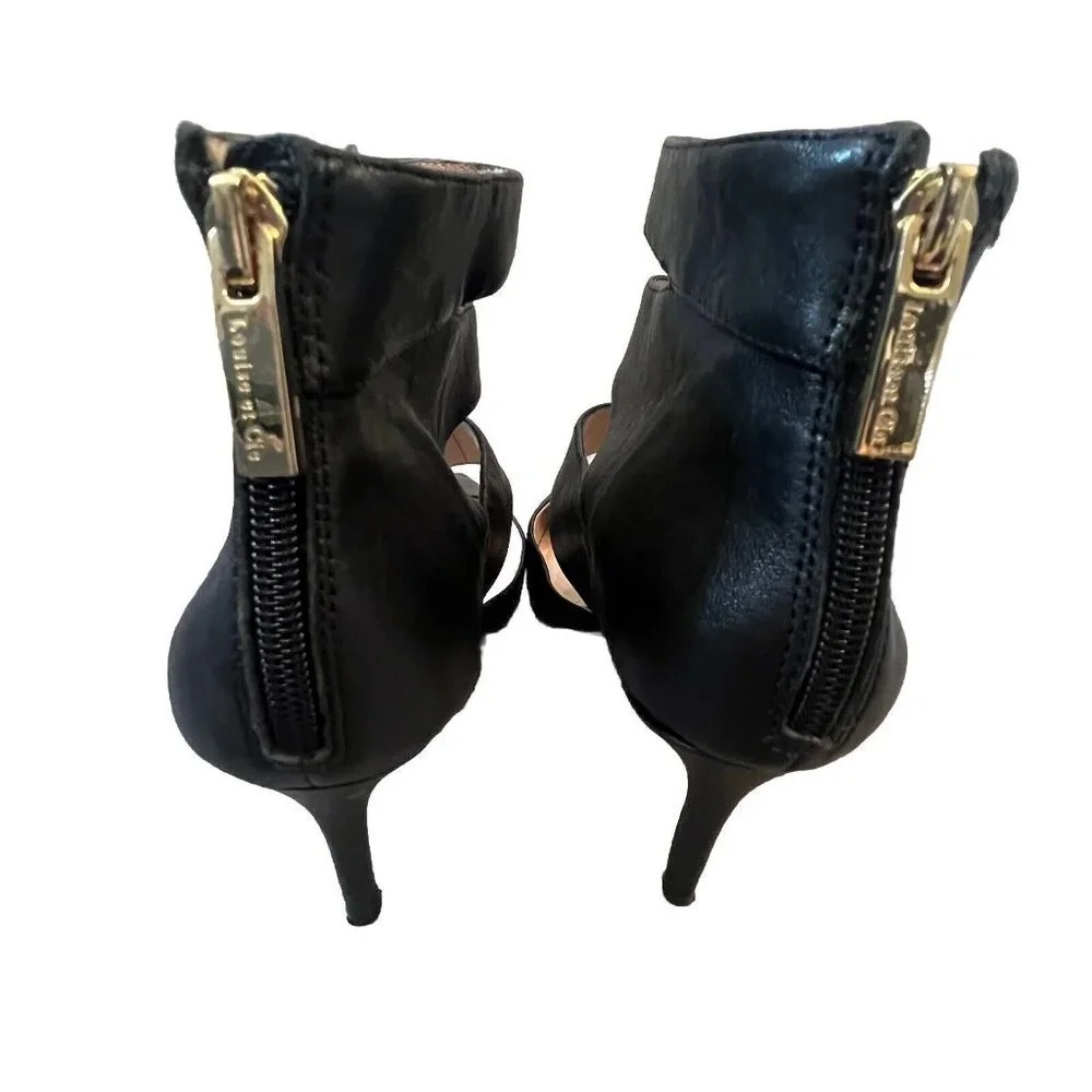 Louise et Cie Women's Leather Cutout Accent Pumps Heels Size 8 Black Designer - Picture 3 of 8